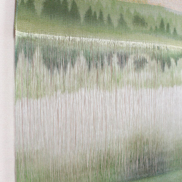 Tapestry / Silk / Loosely-woven / Odasirogahara / Green / W75xH79cm