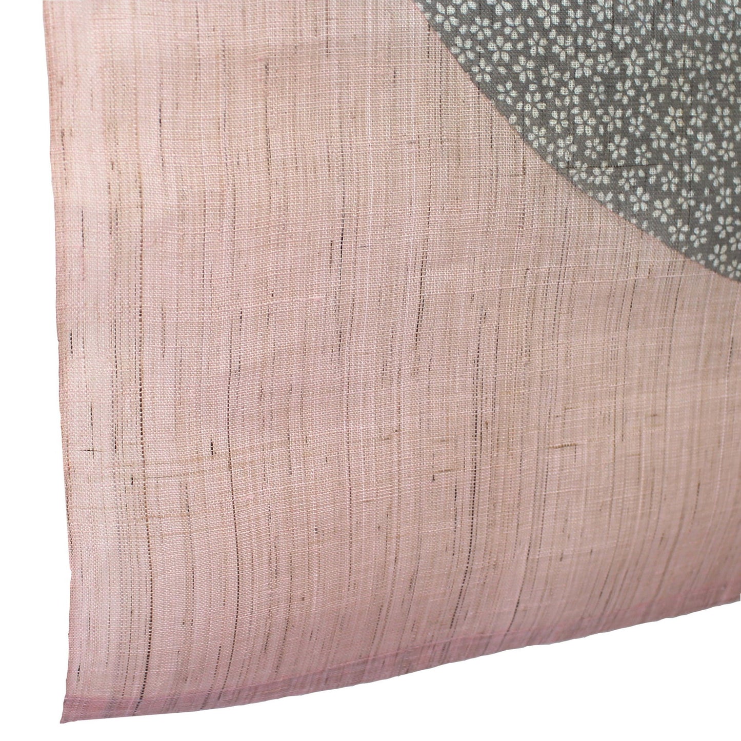 Japanese Curtain (Noren) / Ramie / Circle-Cherry-Blossom / Pink / W90xH120cm