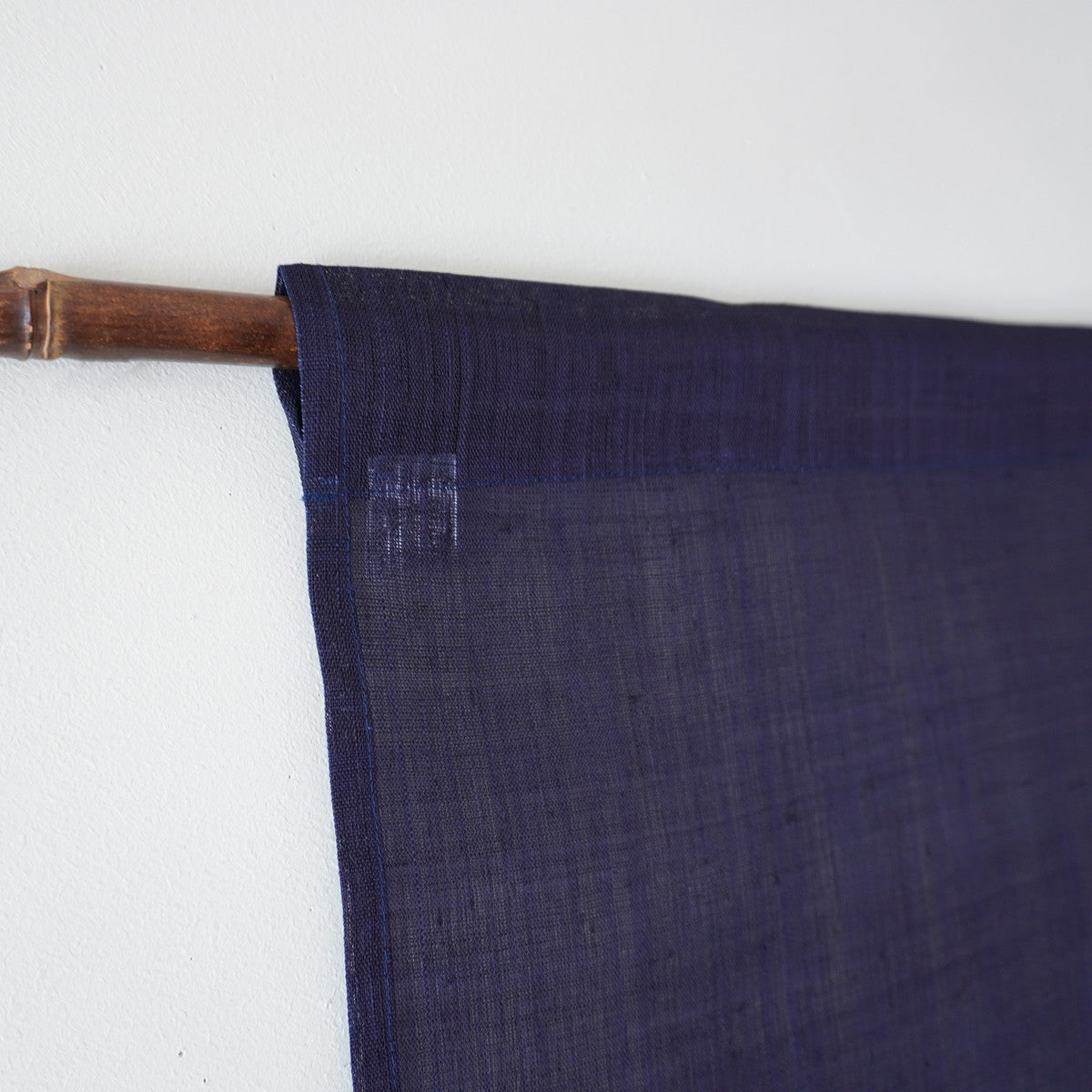 Japanese Curtain (Noren) / Ramie / Cat / Indigo / W84xH120cm