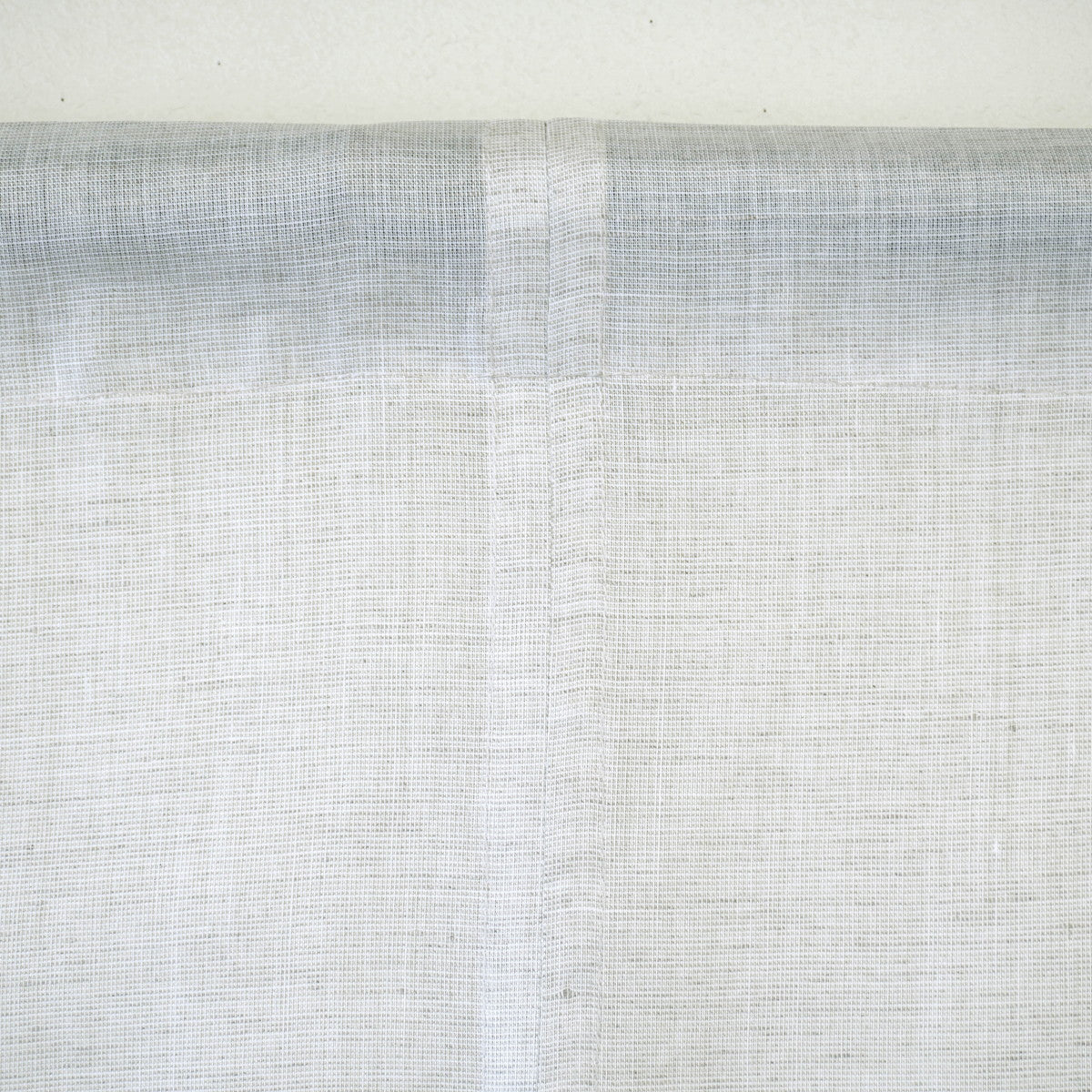 Japanese Curtain (Noren) / 3panels / Ramie / Wafu-woven / Plain White  / Custom-size