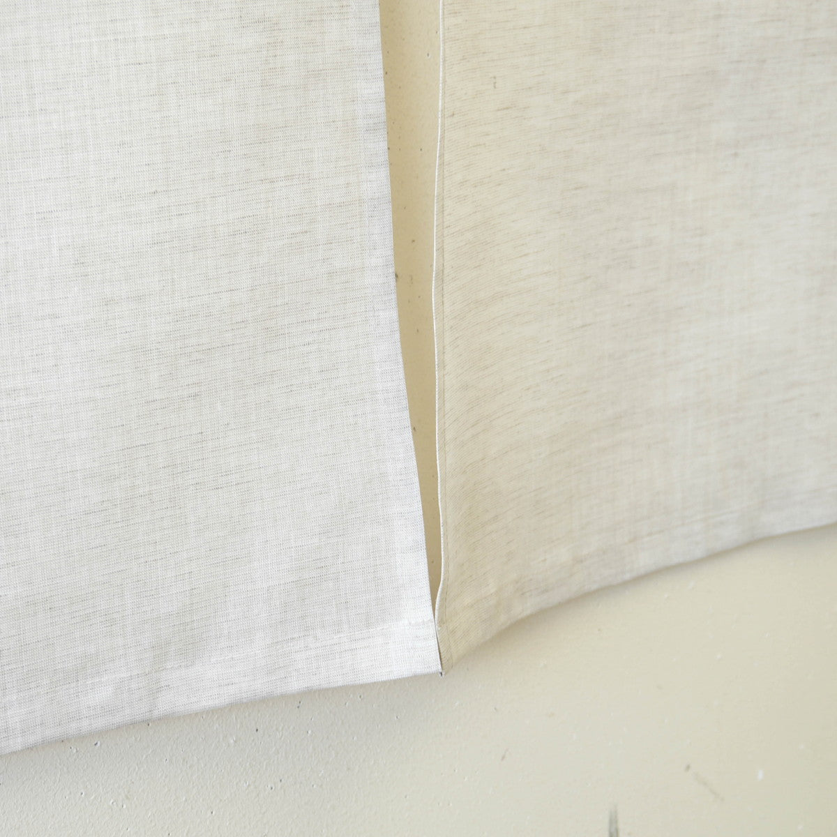 Japanese Curtain (Noren) / Ramie / Wafu-woven / Plain White  / Custom-size