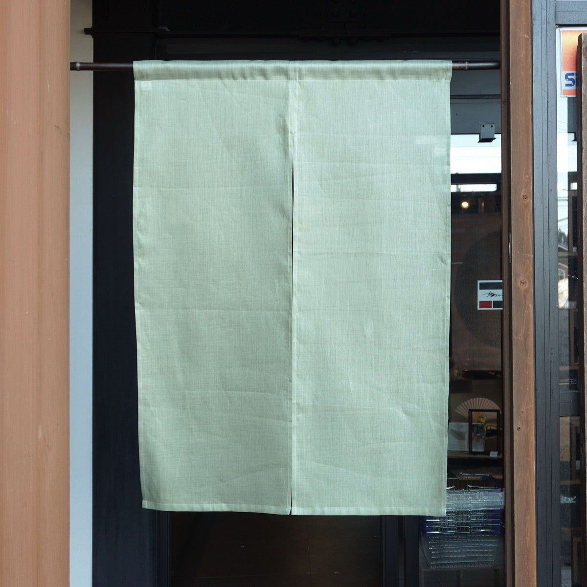 Japanese Curtain (Noren) / Ramie / Wafu-woven / Various plain colors / Custom-size