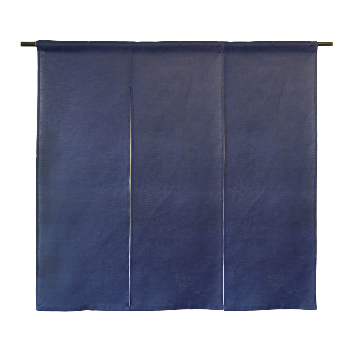 Japanese Curtain (Noren) / 3panels / Ramie / Wafu-woven / Various plain colors / Custom-size