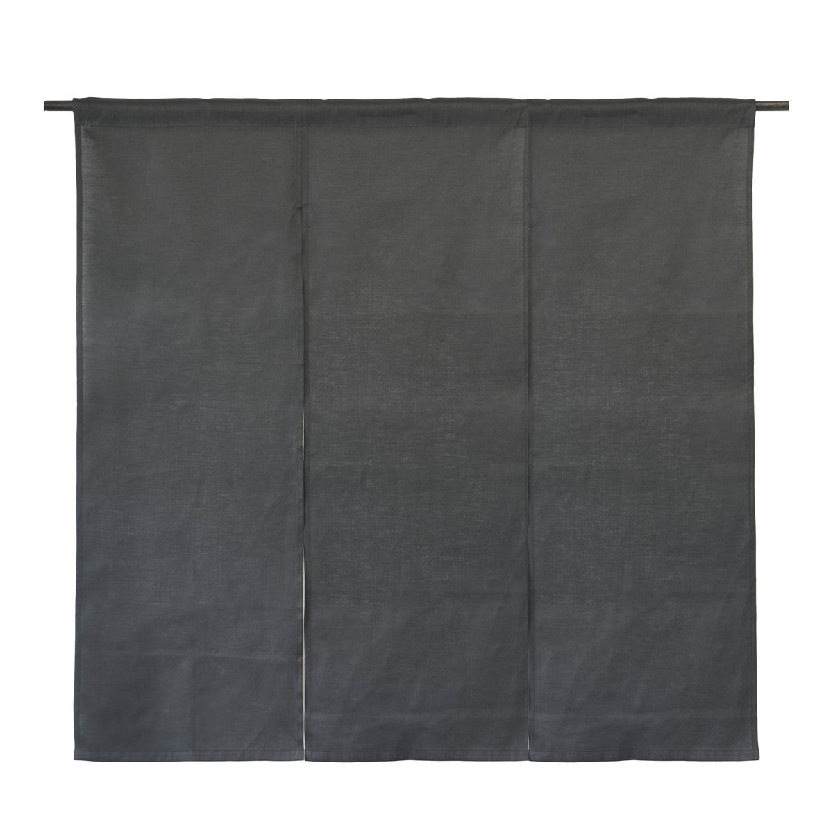 Japanese Curtain (Noren) / 3panels / Ramie / Wafu-woven / Various plain colors / Custom-size
