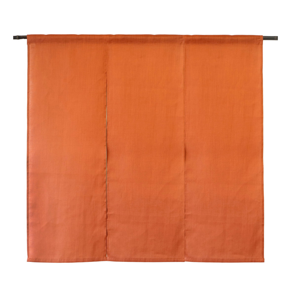 Japanese Curtain (Noren) / 3panels / Ramie / Wafu-woven / Various plain colors / Custom-size