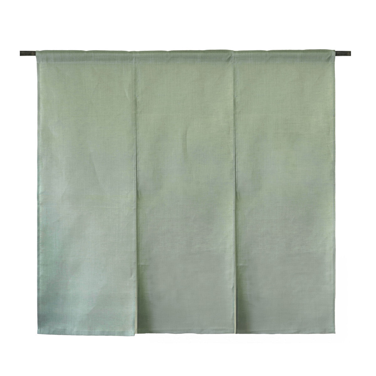 Japanese Curtain (Noren) / 3panels / Ramie / Wafu-woven / Various plain colors / Custom-size