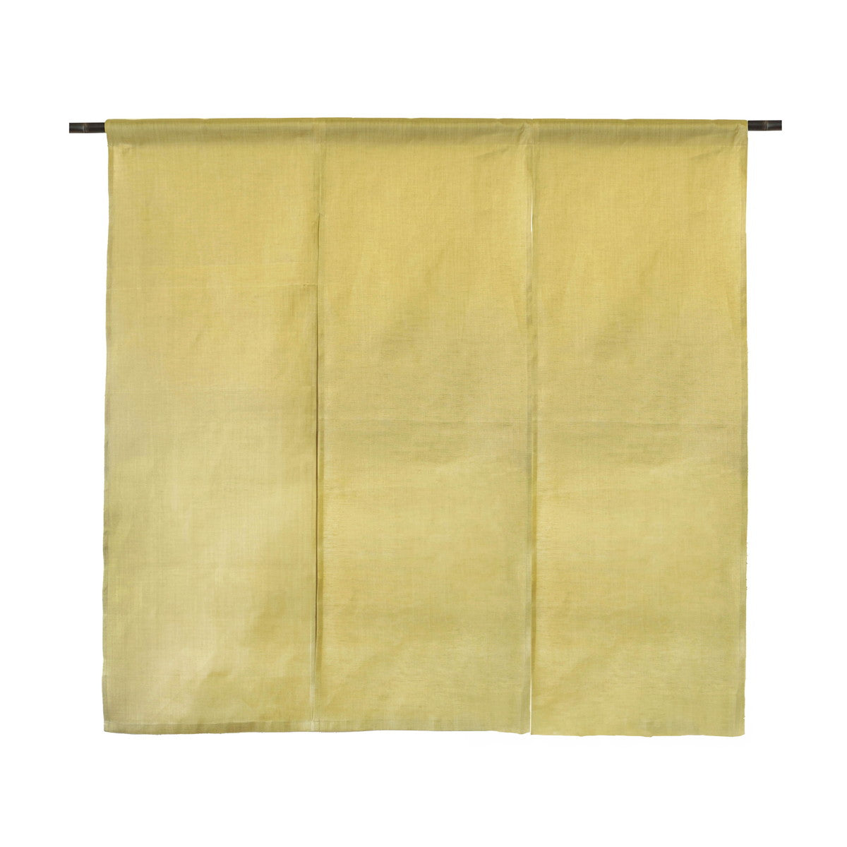 Japanese Curtain (Noren) / 3panels / Ramie / Wafu-woven / Various plain colors / Custom-size