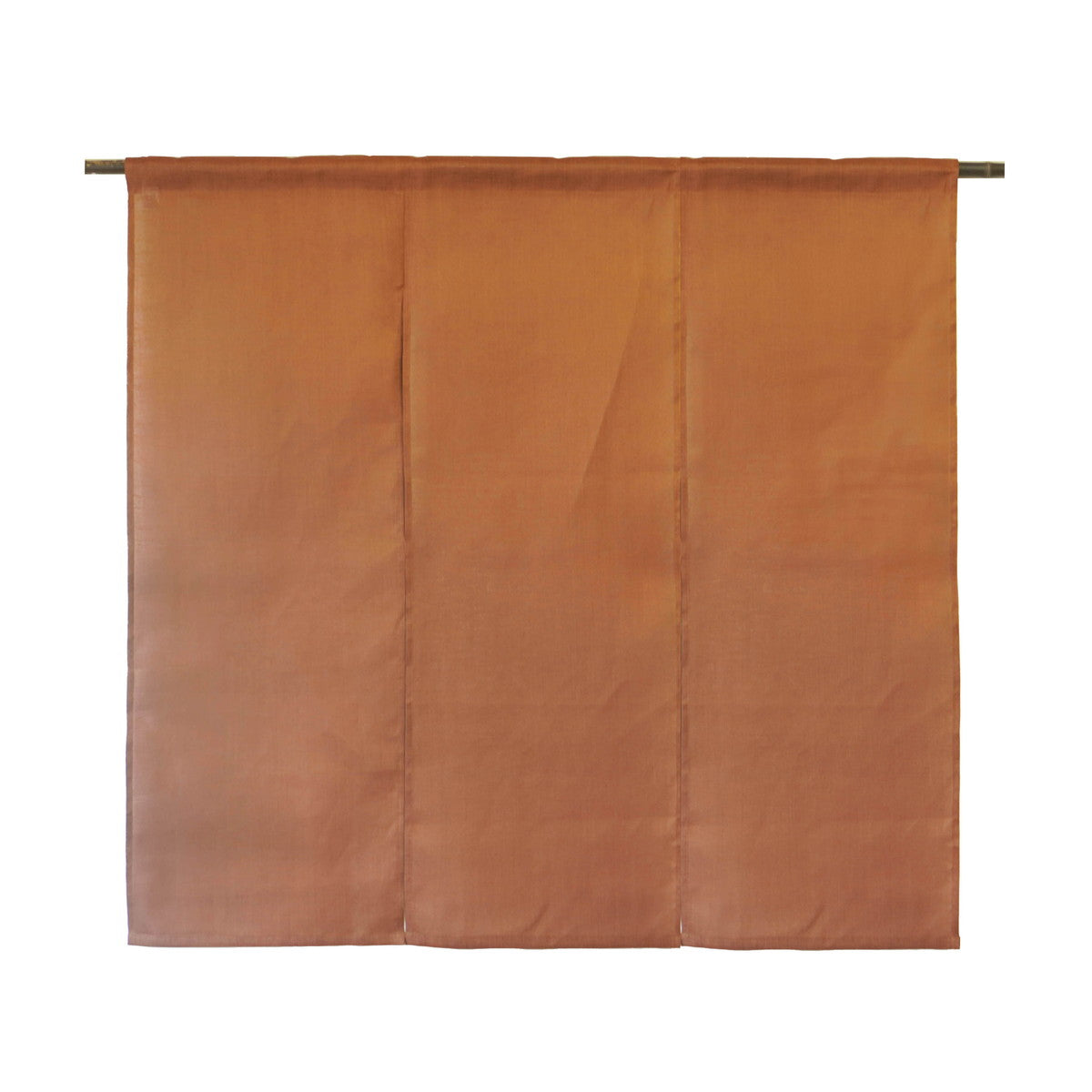 Japanese Curtain (Noren) / 3panels / Ramie / Wafu-woven / Various plain colors / Custom-size