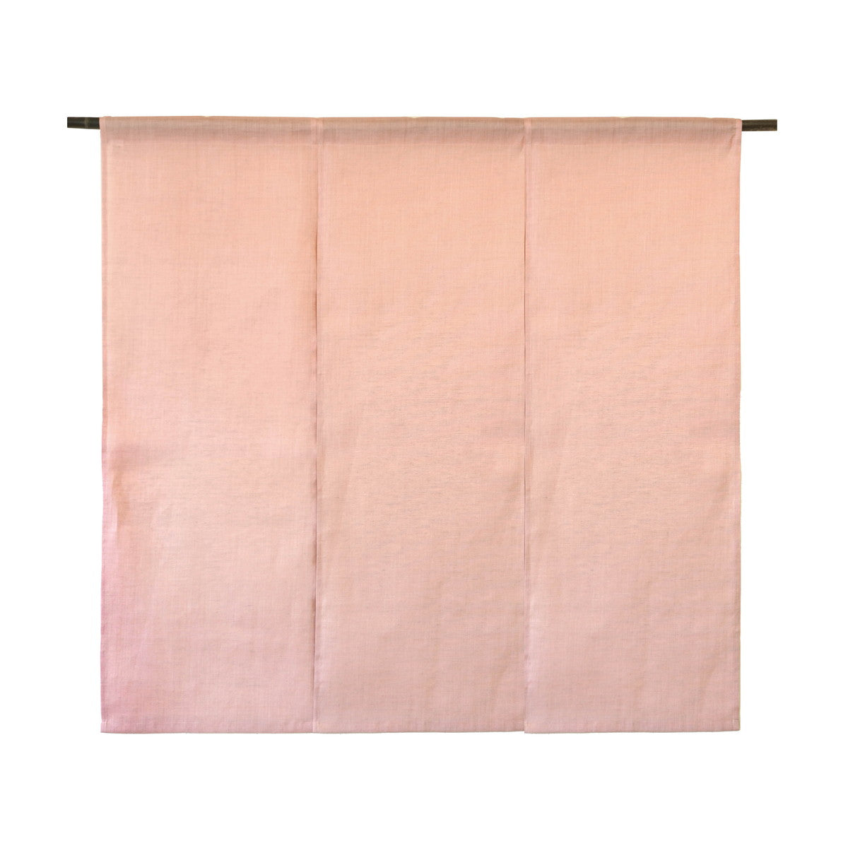 Japanese Curtain (Noren) / 3panels / Ramie / Wafu-woven / Various plain colors / Custom-size