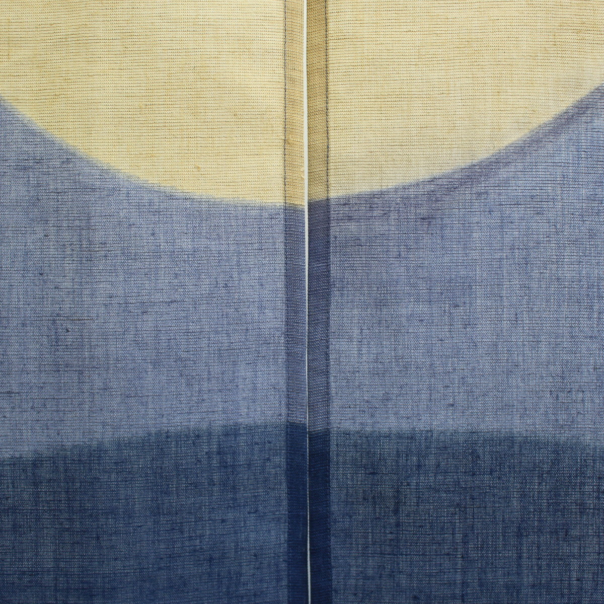 Japanese Curtain (Noren) / Ramie / Tsuki-Matsu-Yoi(Waiting for the moon) / Navy / W84xH150cm