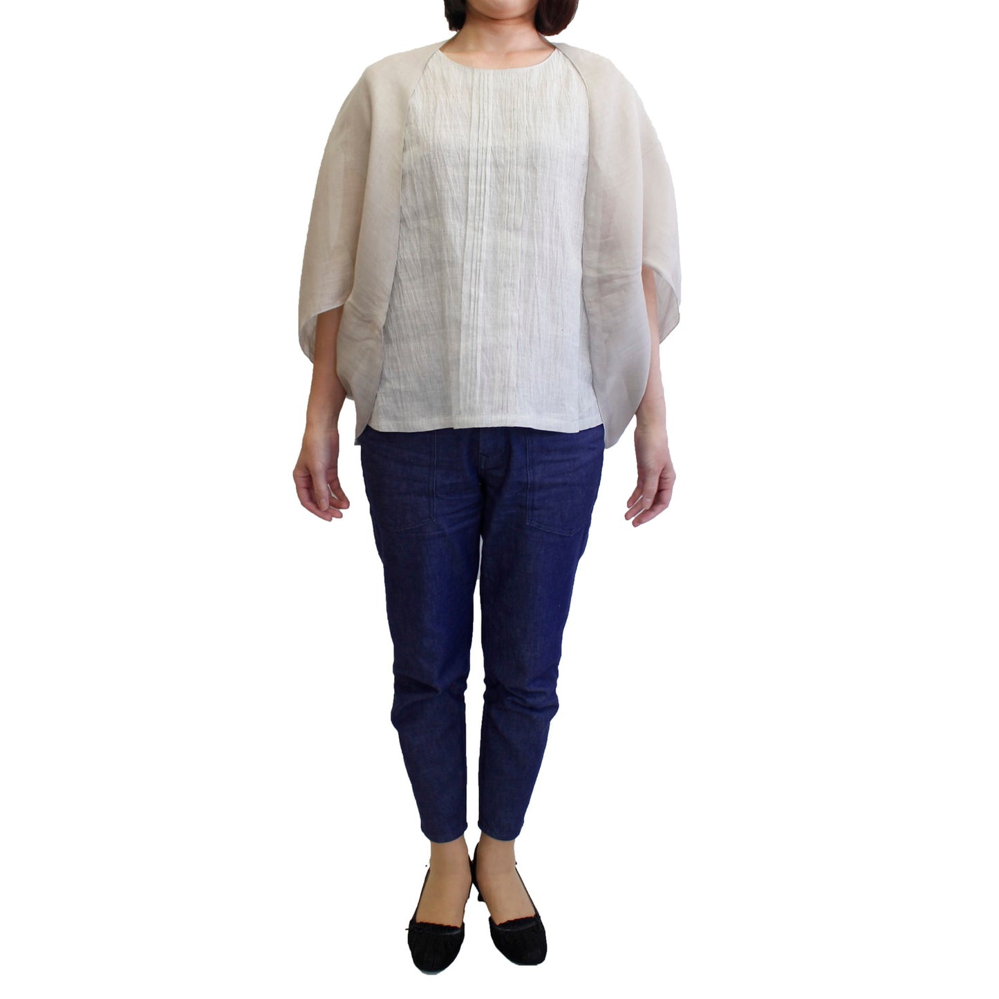 Organdy Bolero / Ramie / Gray