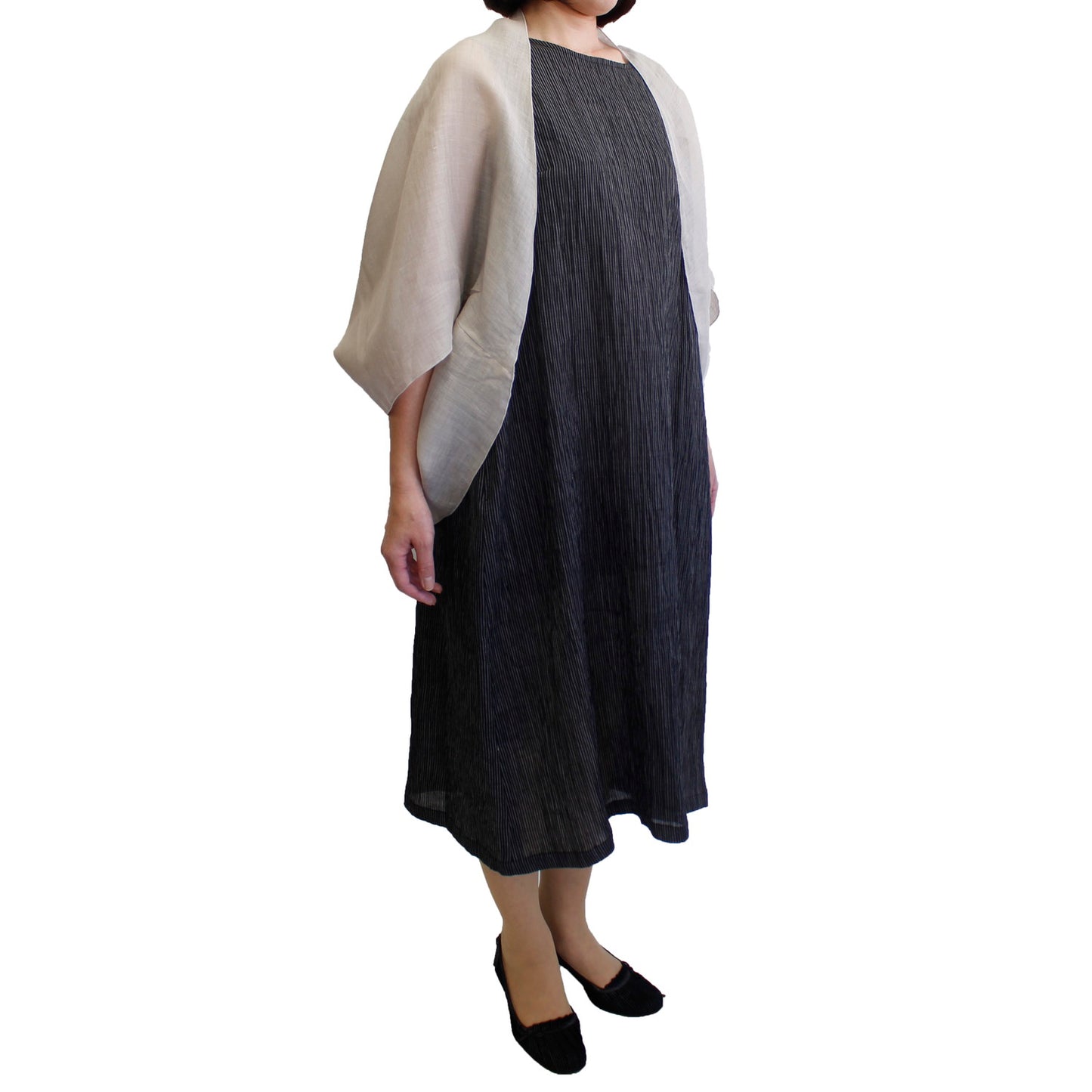 Organdy Bolero / Ramie / Gray