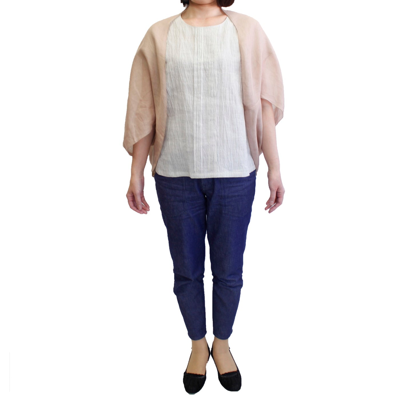 Organdy Bolero / Ramie / Brown