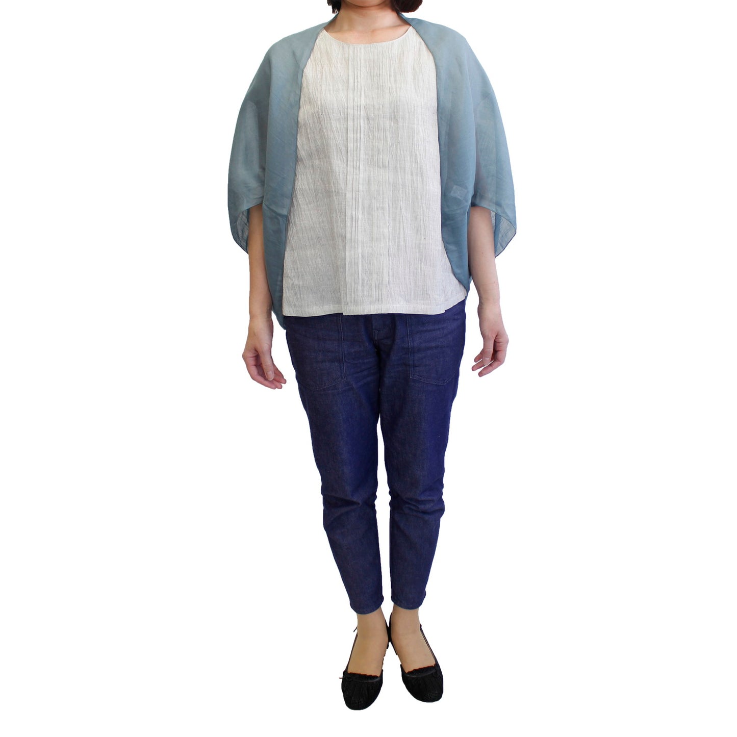 Organdy Bolero / Ramie / Blue