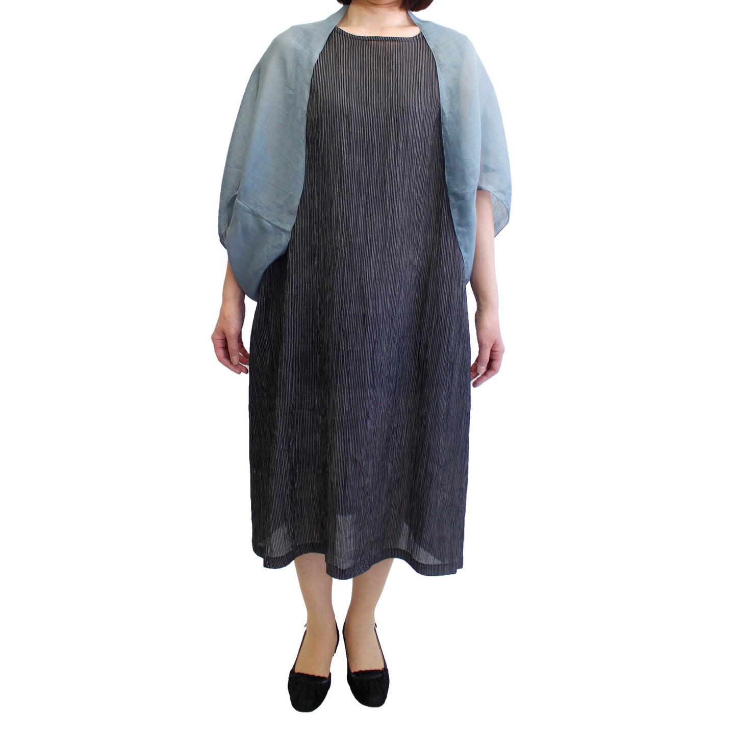 Organdy Bolero / Ramie / Blue