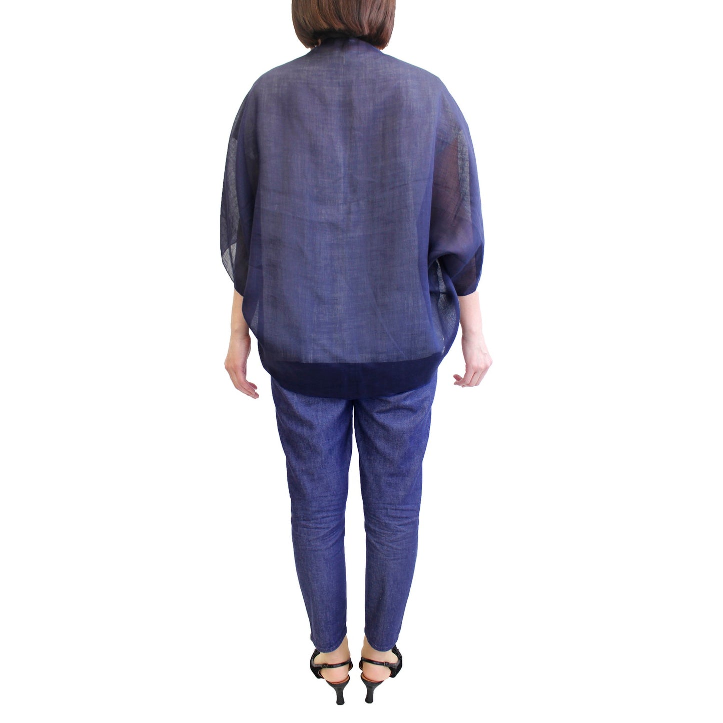 Organdy Bolero / Ramie / Navy