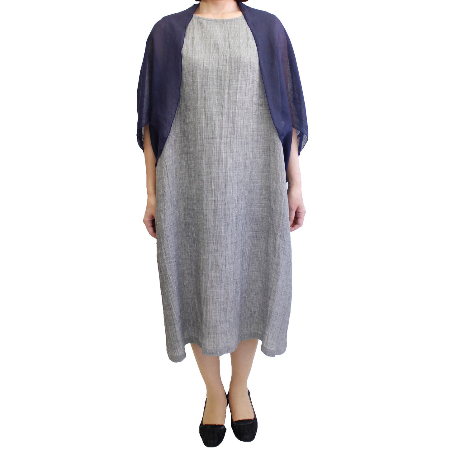 Organdy Bolero / Ramie / Navy