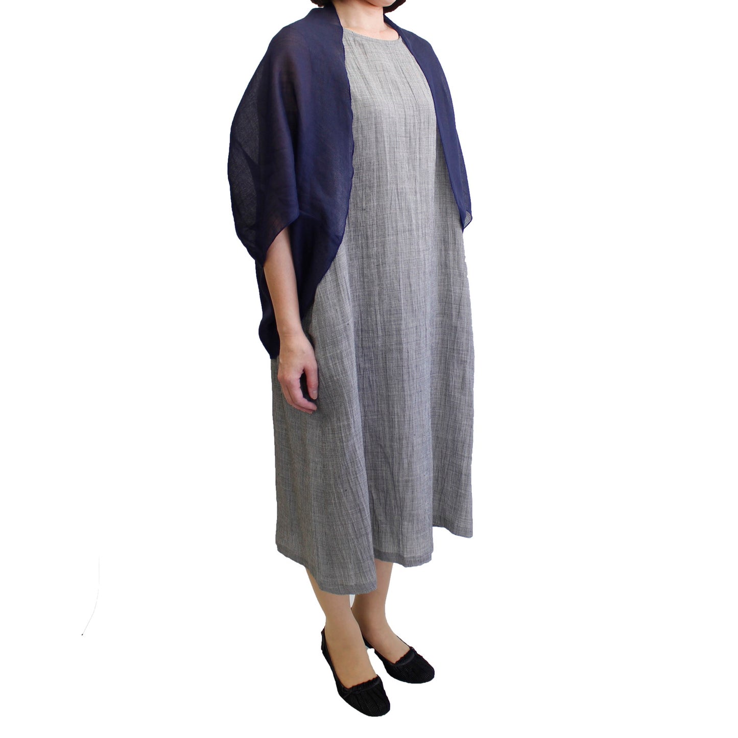 Organdy Bolero / Ramie / Navy