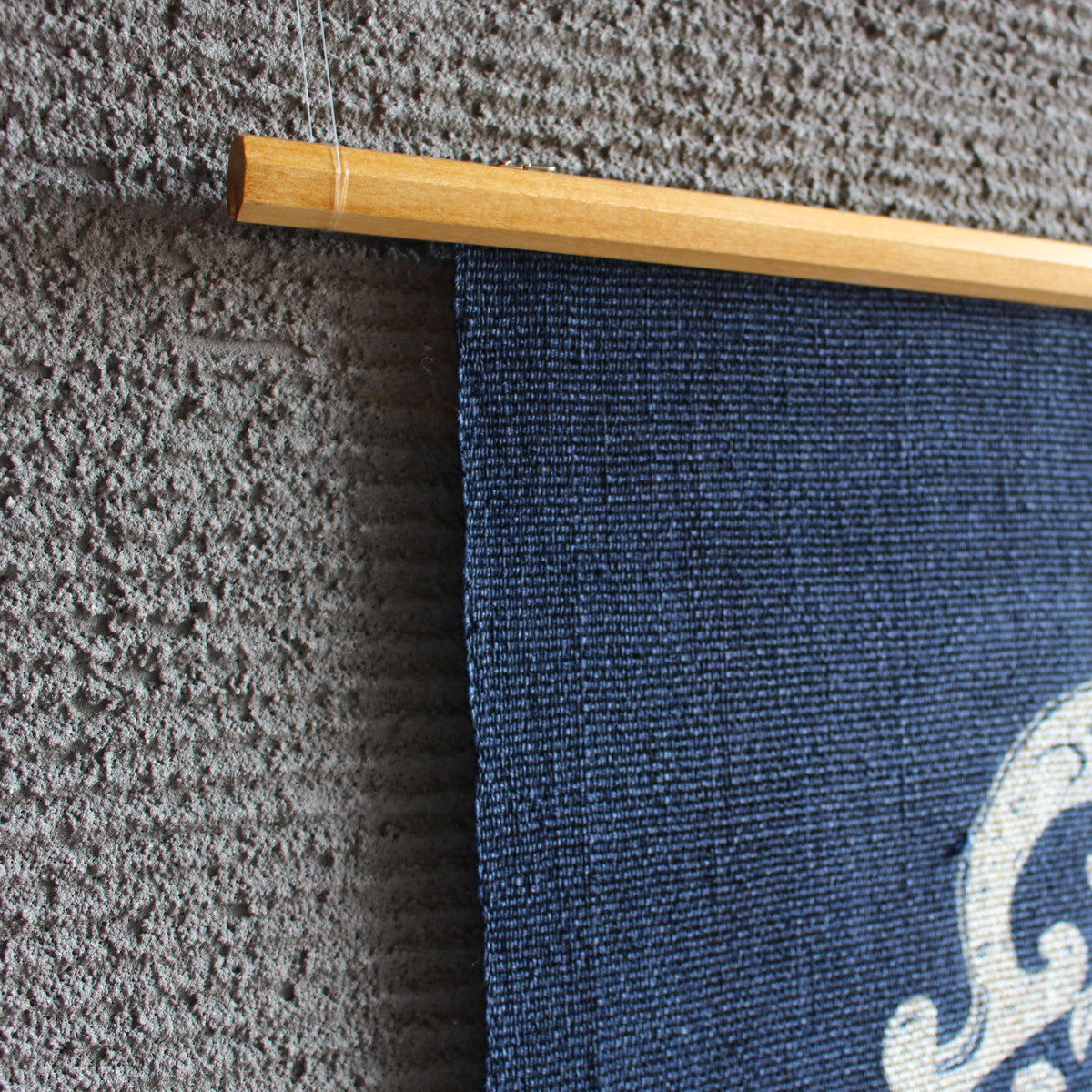 Tapestry / Ramie / Loosely-woven / Jar Pattern / Indigo / W60xH90cm