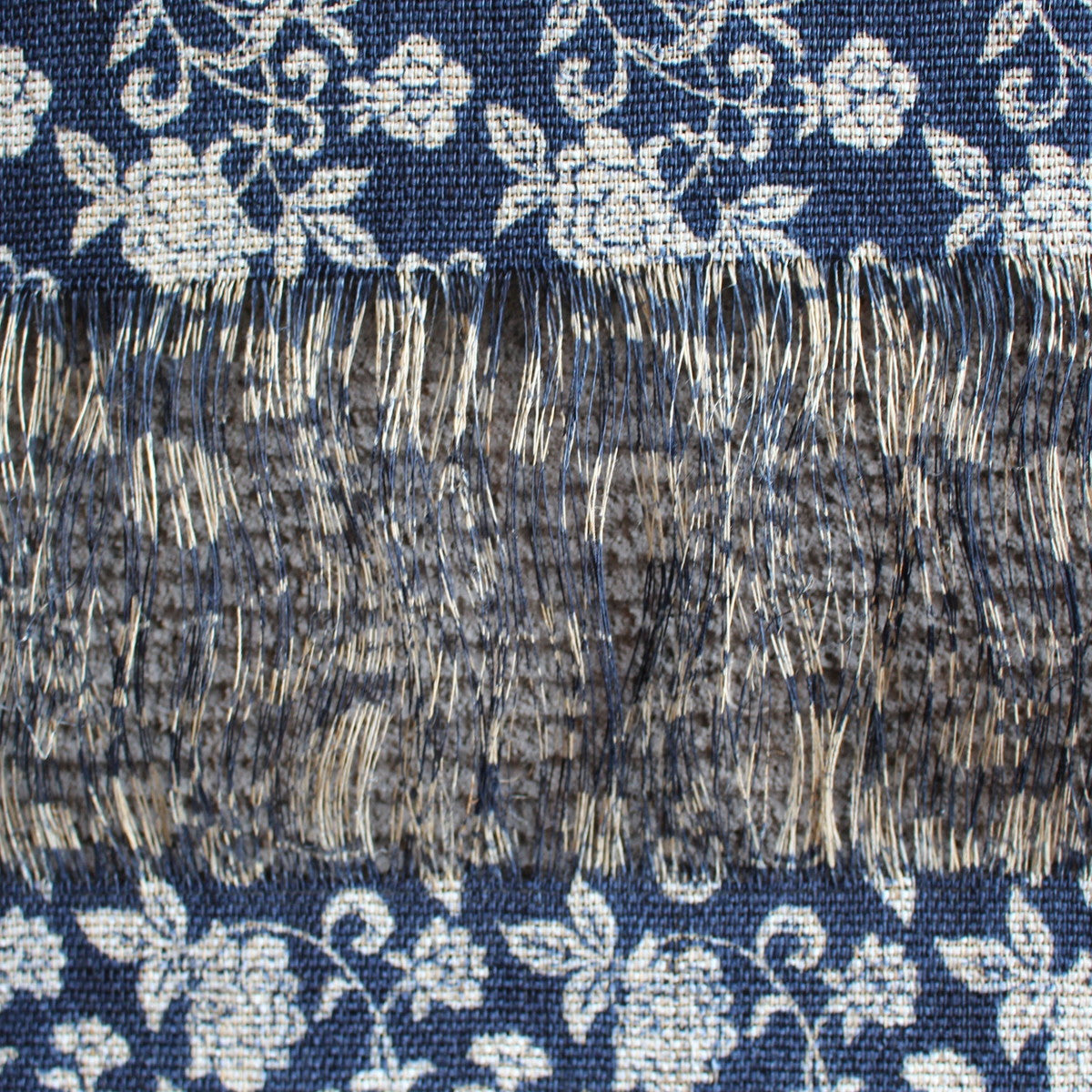 Tapestry / Ramie / Loosely-woven / Jar Pattern / Indigo / W60xH90cm