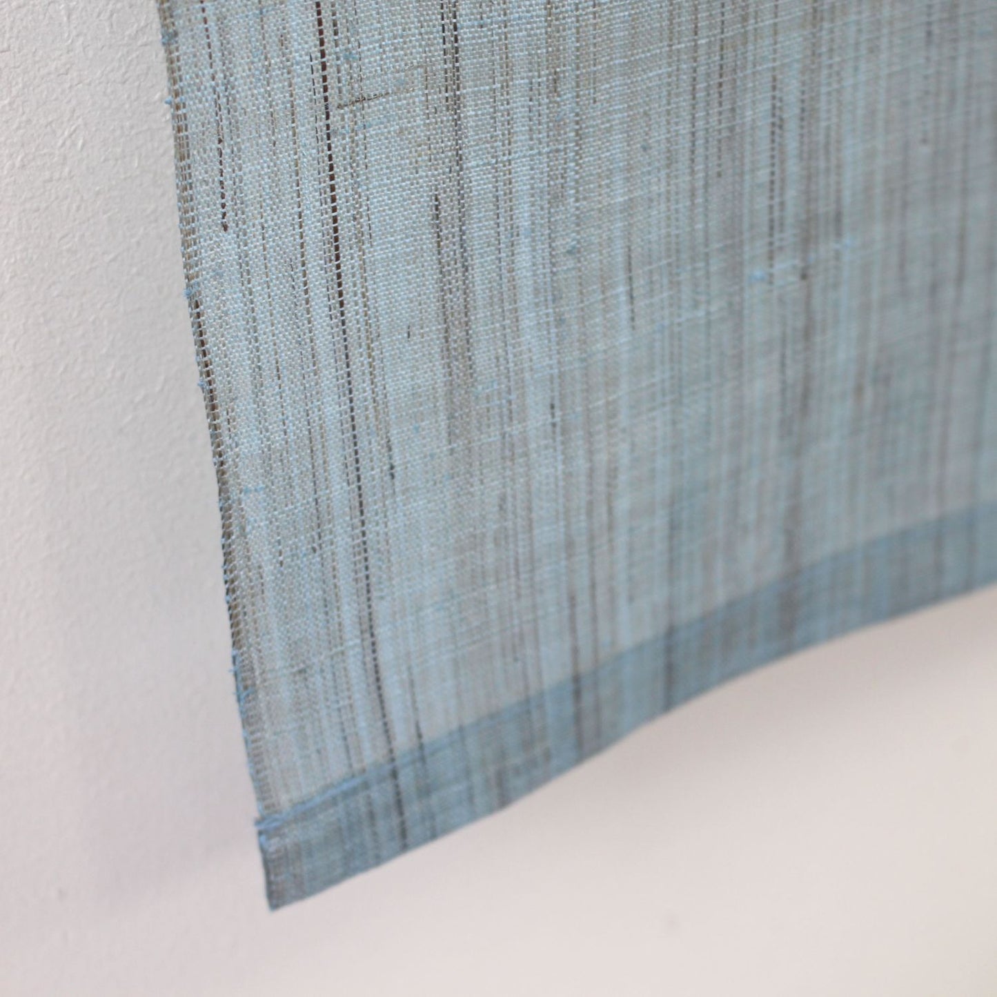 Japanese Curtain (Noren) / Ramie / Sweetfish/ Light Blue / W90xH120cm