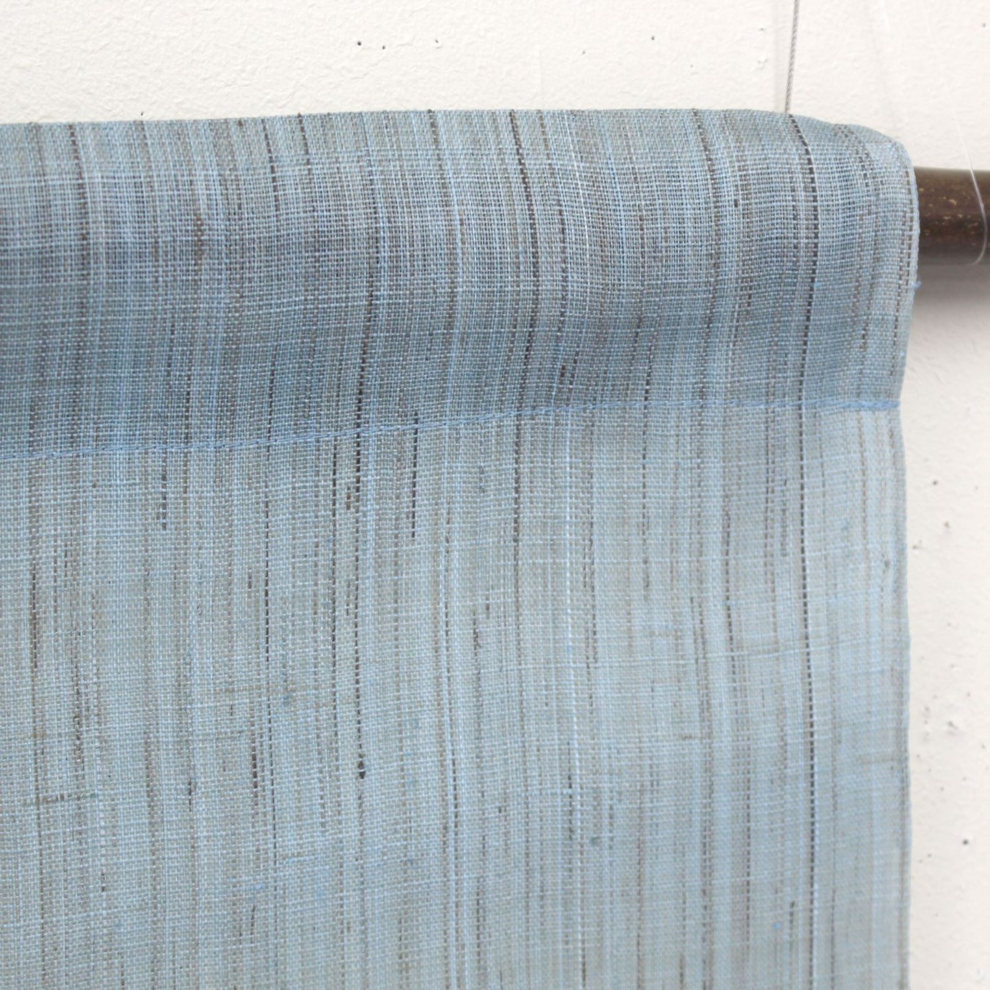 Japanese Curtain (Noren) / Ramie / Sweetfish/ Light Blue / W90xH120cm