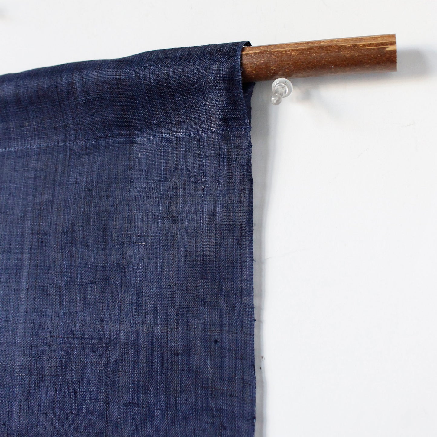 Japanese Curtain (Noren) / Ramie / Vase / Navy / W90xH120cm