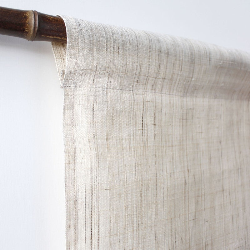 Japanese Curtain (Noren) / Ramie / SEN Modern / Orange / W84xH150cm