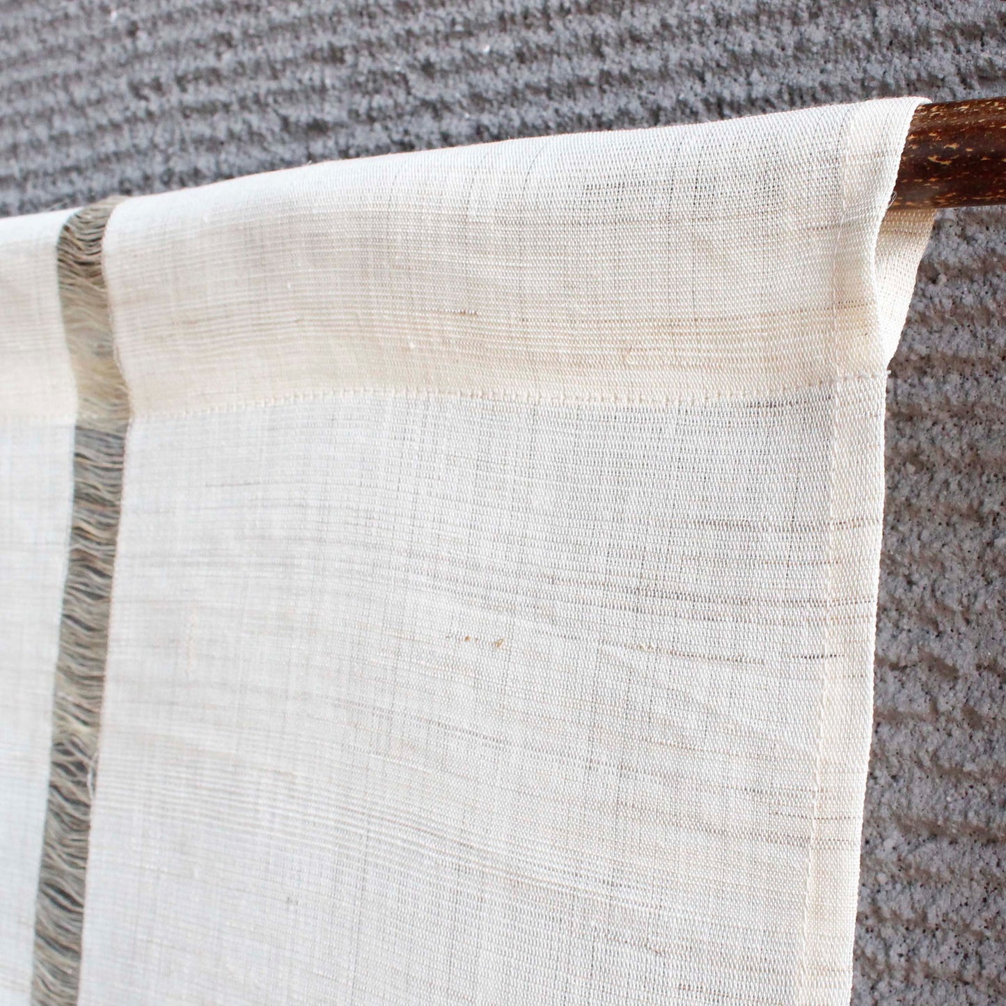 Japanese Curtain (Noren) / Ramie / IONO-Woven / Plain White / W90xH150cm
