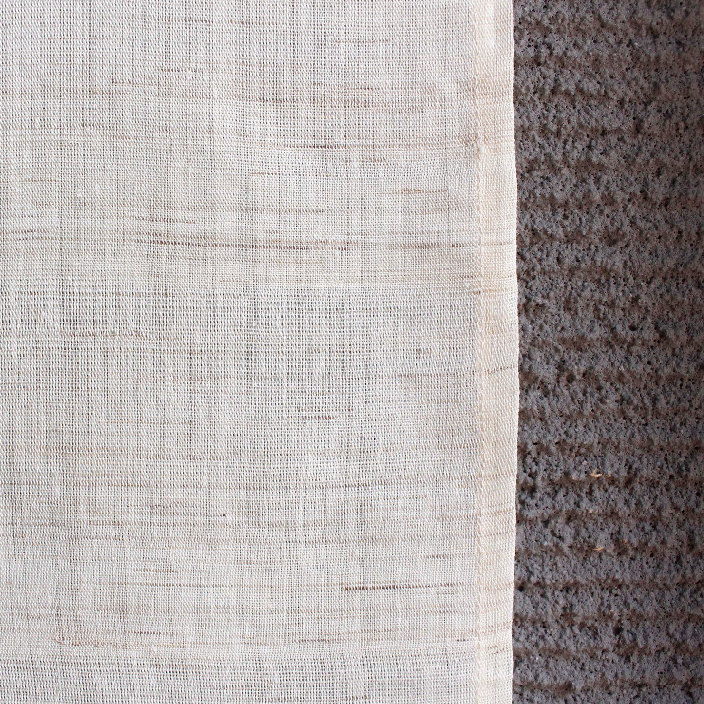 Japanese Curtain (Noren) / Ramie / IONO-Woven / Plain White / W90xH150cm