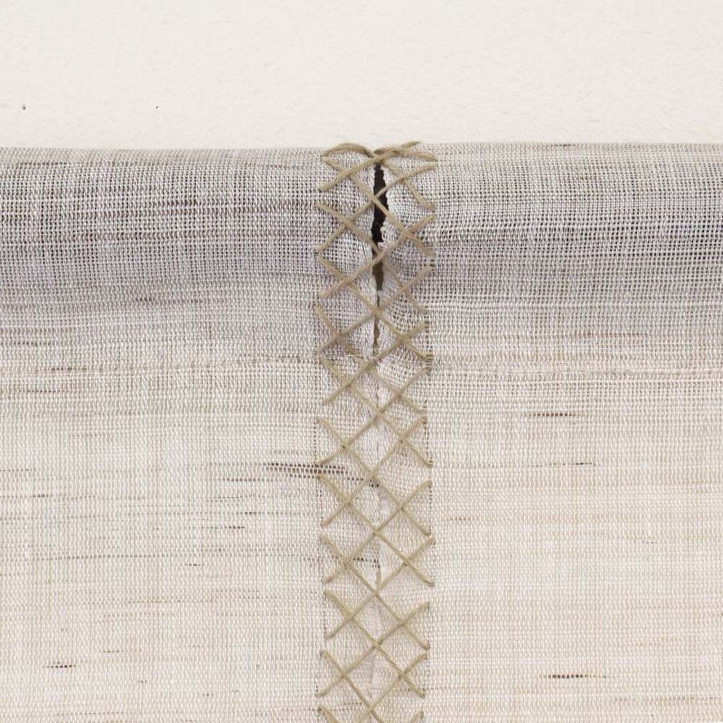 Japanese Curtain (Noren) / Ramie / IONO-Woven / Plain White / W90xH150cm