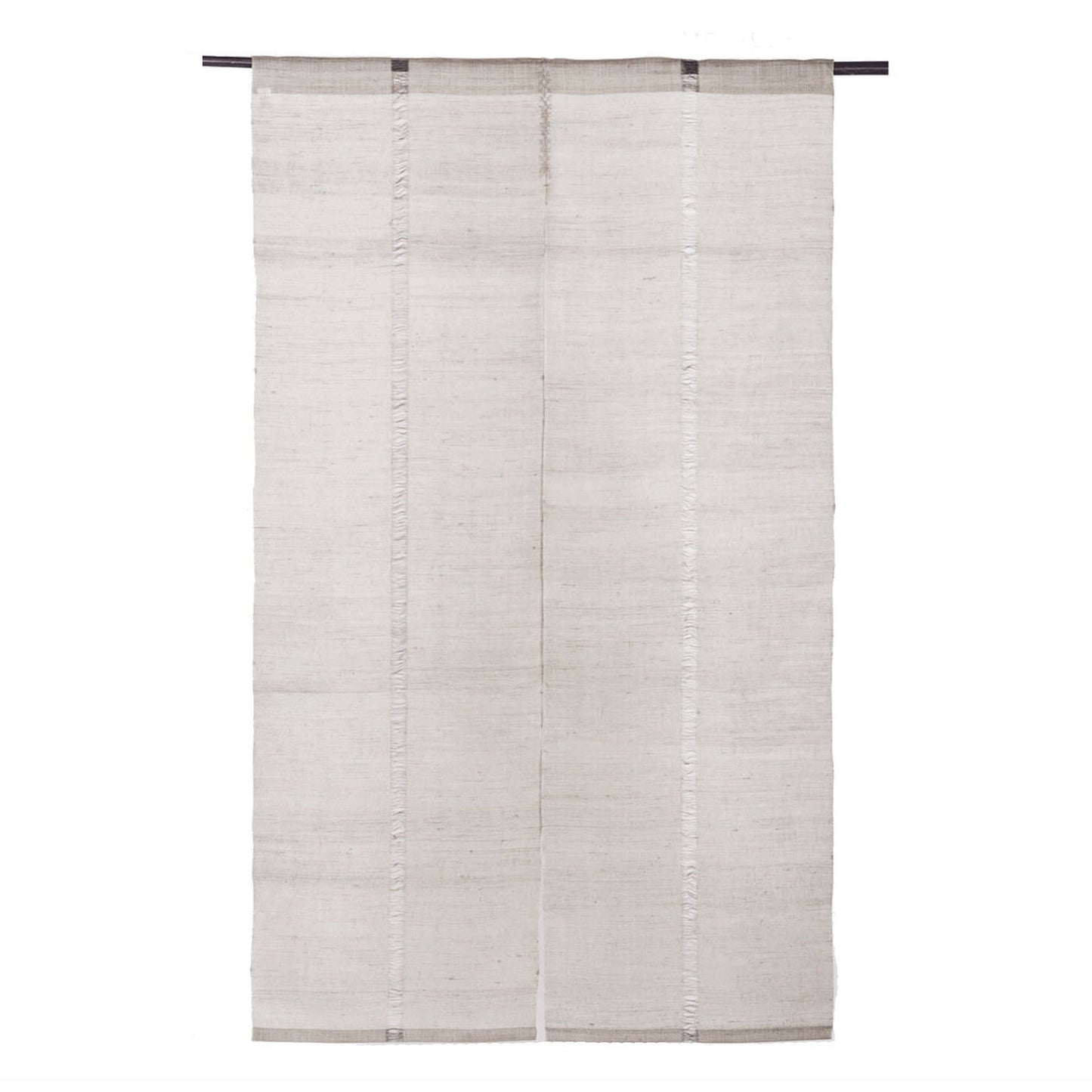 Japanese Curtain (Noren) / Ramie / IONO-Woven / Plain White / W90xH150cm