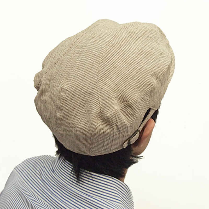 Chijimi Hunting (unisex) / Striped pattern / Beige