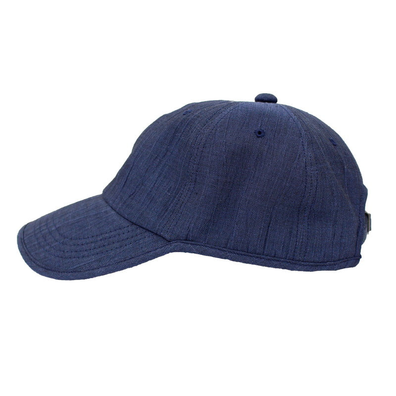 Chijimi Cap (unisex) / Navy / Ramie / Made in Japan