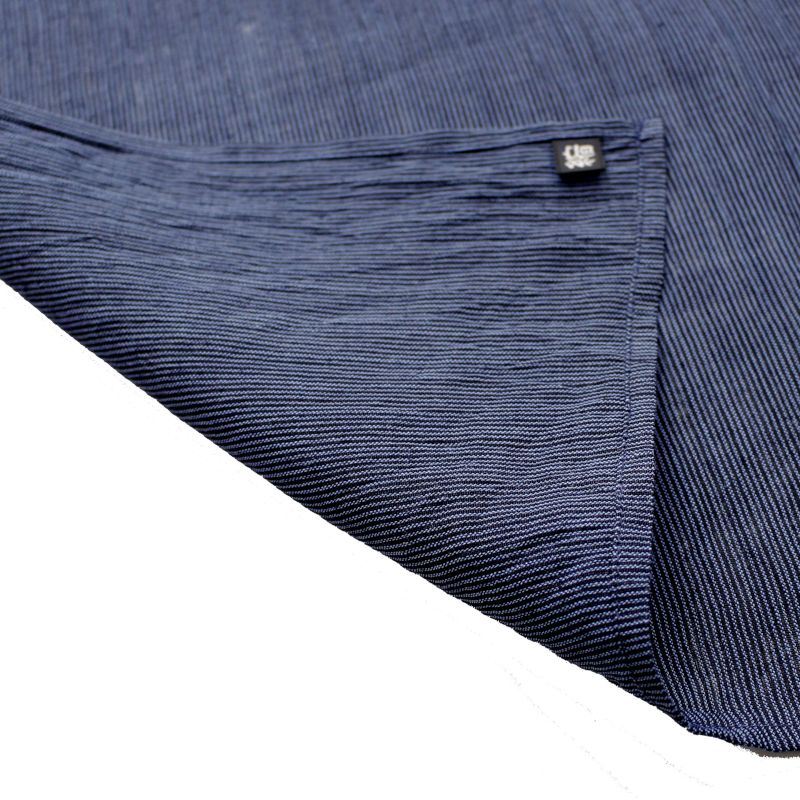 Chijimi Wrapping Cloth (Furoshiki) / Stripe Navy