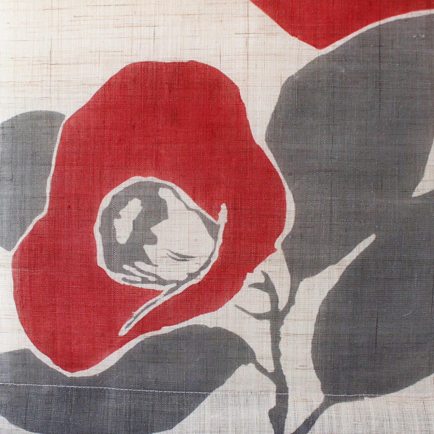 Tapestry / Ramie / Taisho-Modern Beni-Tsubaki / W37xH60cm