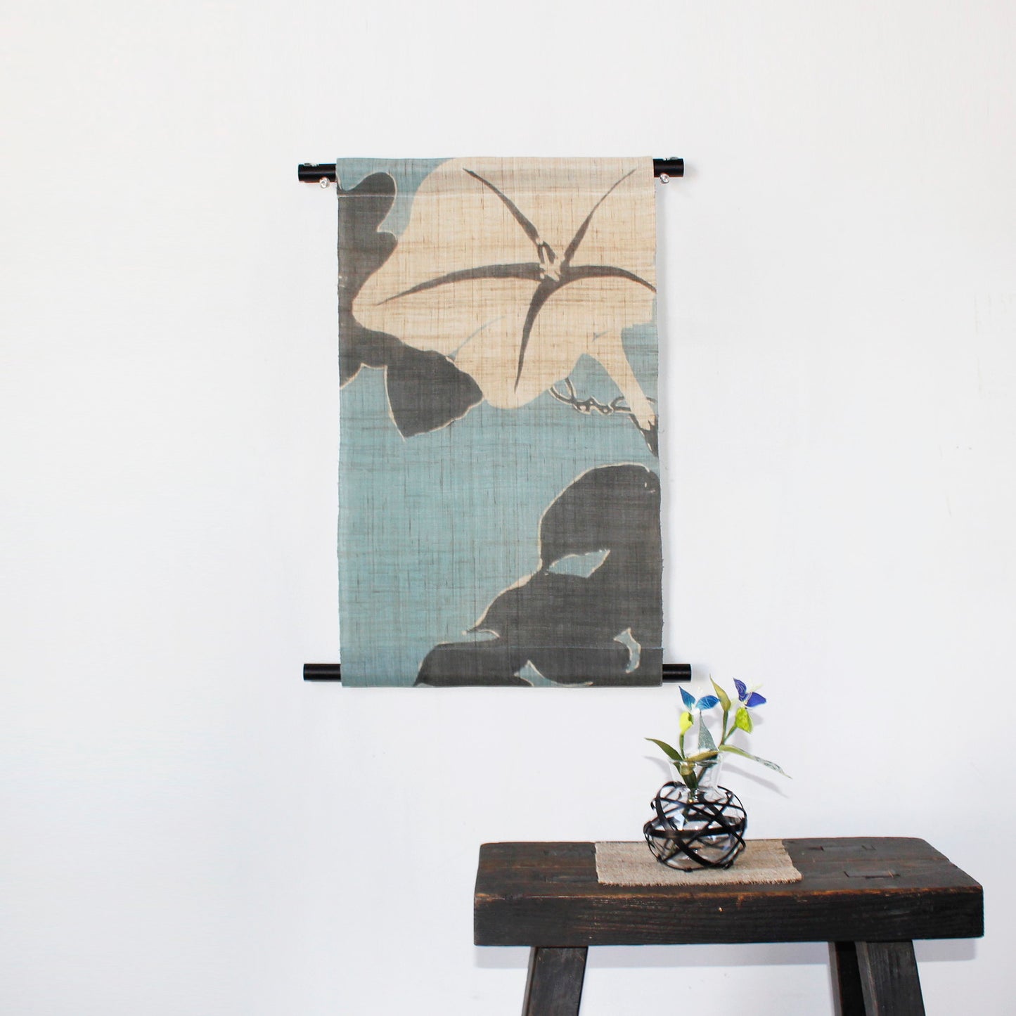 Tapestry / Ramie / Taisho-Modern Mizu-Asagao / W37xH60cm