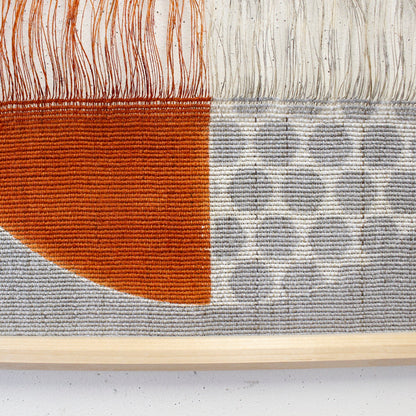 Tapestry / Ramie / Loosely-woven / Turtle-Shell-Apple / Orange / W60xH55cm