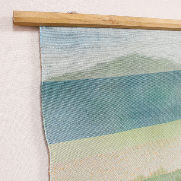 Tapestry / Silk / Loosely-woven / Odasirogahara / Green / W75xH79cm