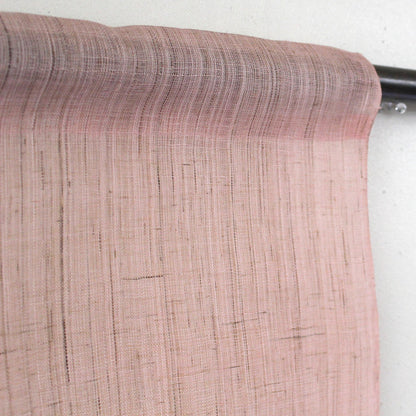 Japanese Curtain (Noren) / Ramie / Circle-Cherry-Blossom / Pink / W90xH120cm