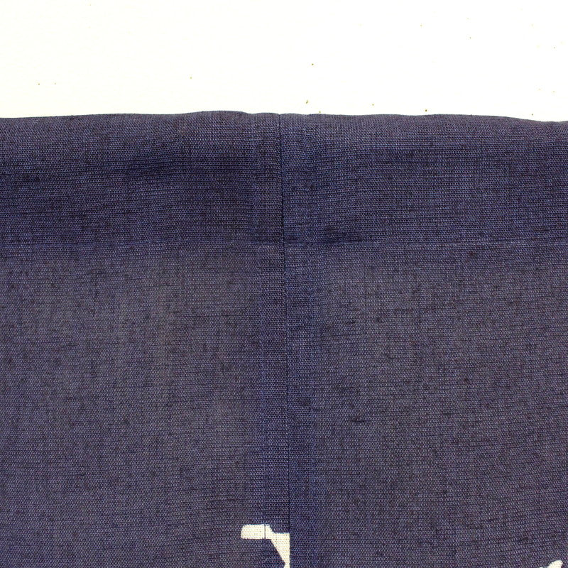 Japanese Curtain (Noren) / Ramie / Kikko Apple / Indigo / W84xH120cm