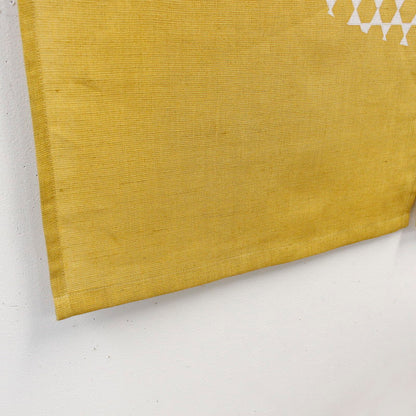 Japanese Curtain (Noren) / Ramie / Kikko Apple / Yellow / W84xH120cm