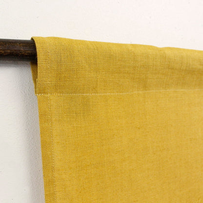 Japanese Curtain (Noren) / Ramie / Kikko Apple / Yellow / W84xH120cm