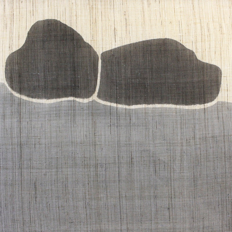 Japanese Curtain (Noren) / Ramie / Natural / Crab  / W84xH120cm