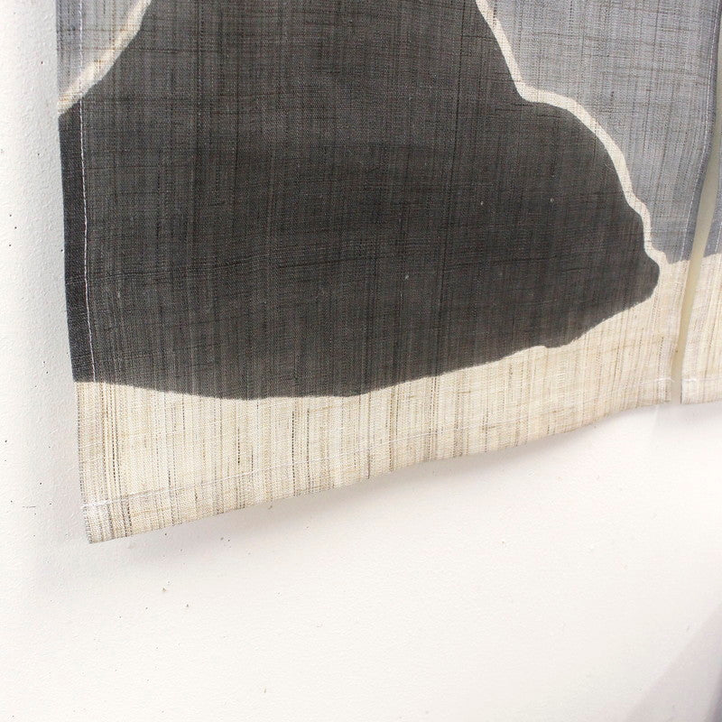 Japanese Curtain (Noren) / Ramie / Natural / Crab  / W84xH120cm