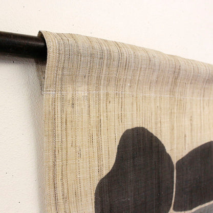 Japanese Curtain (Noren) / Ramie / Natural / Crab  / W84xH120cm