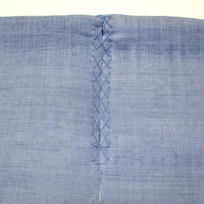 Japanese Curtain (Noren) / Ramie / IONO-Woven/ Plain Blue / W90xH150cm