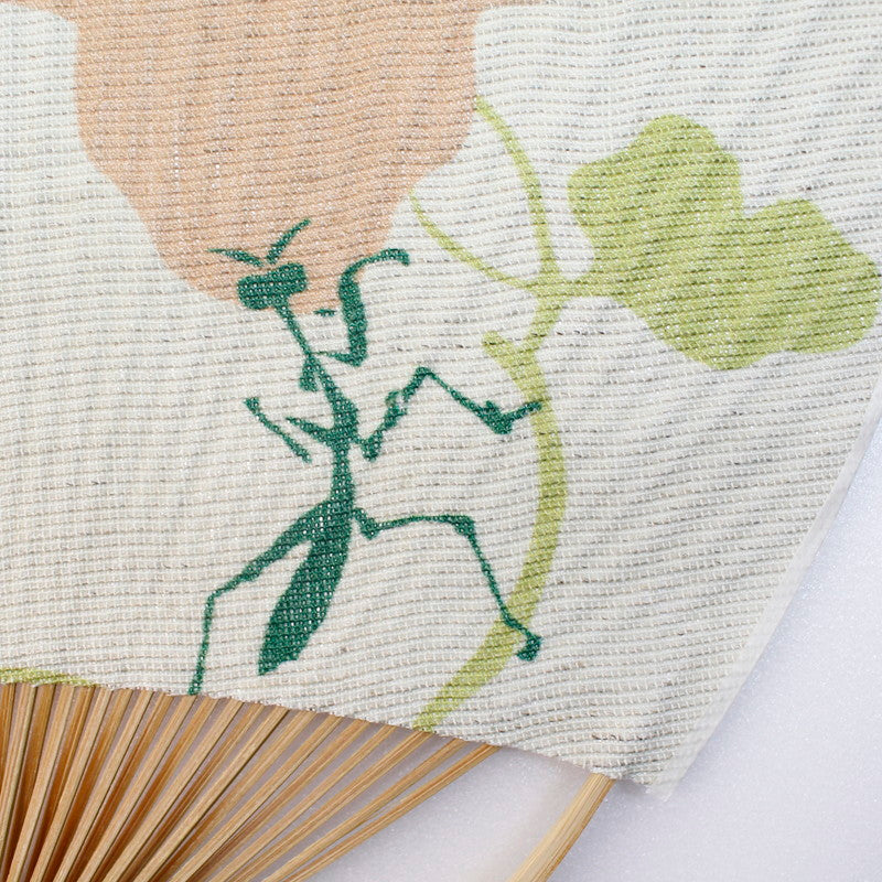 Japanese Uchiwa Fan / Ramie / Gourd / W28xH40cm