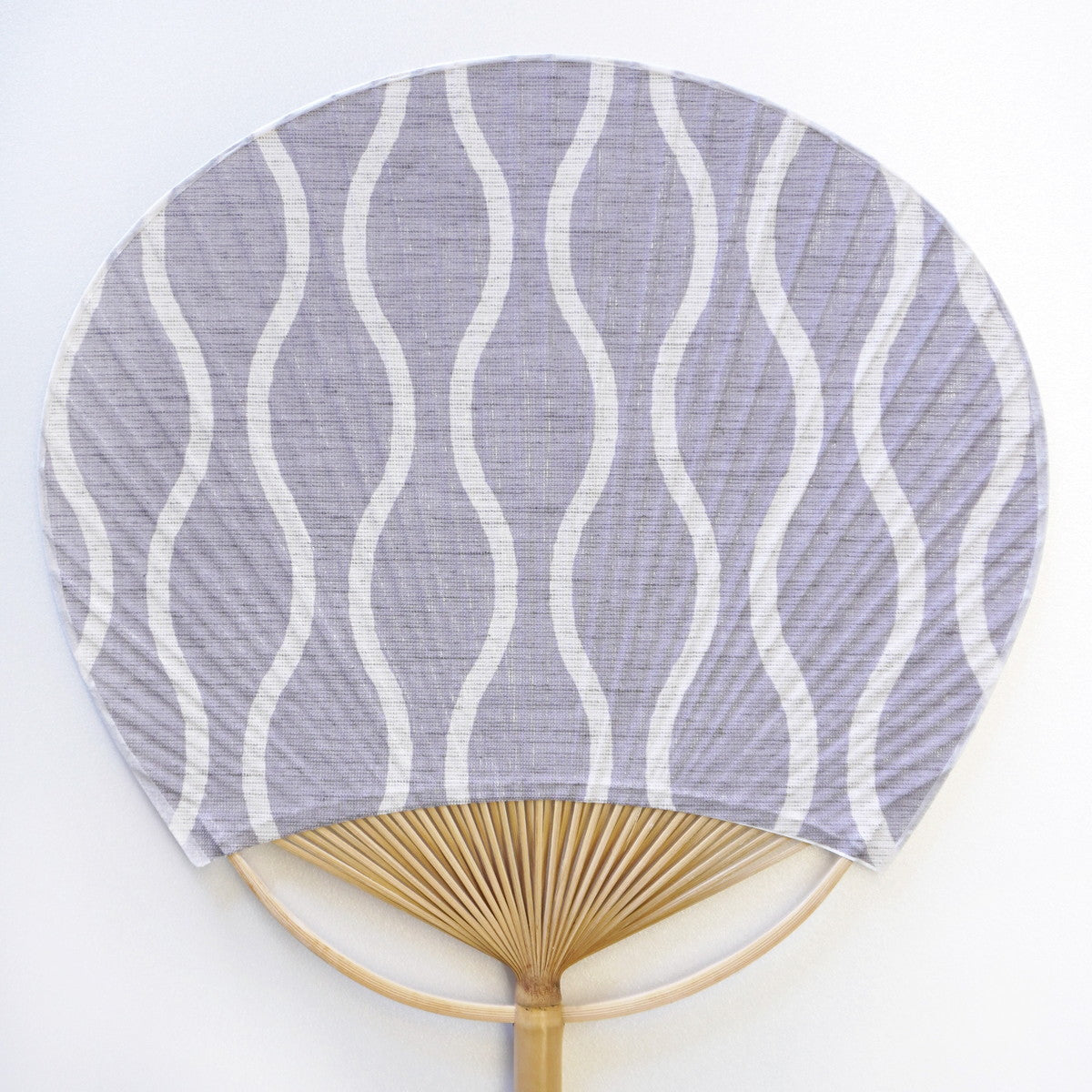 Japanese Uchiwa Fan / Ramie / Tatewaku / W28xH40cm