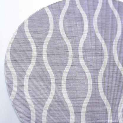 Japanese Uchiwa Fan / Ramie / Tatewaku / W28xH40cm